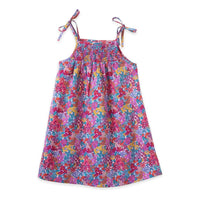 Betty Girls Smocked Strap Dress - Orchid