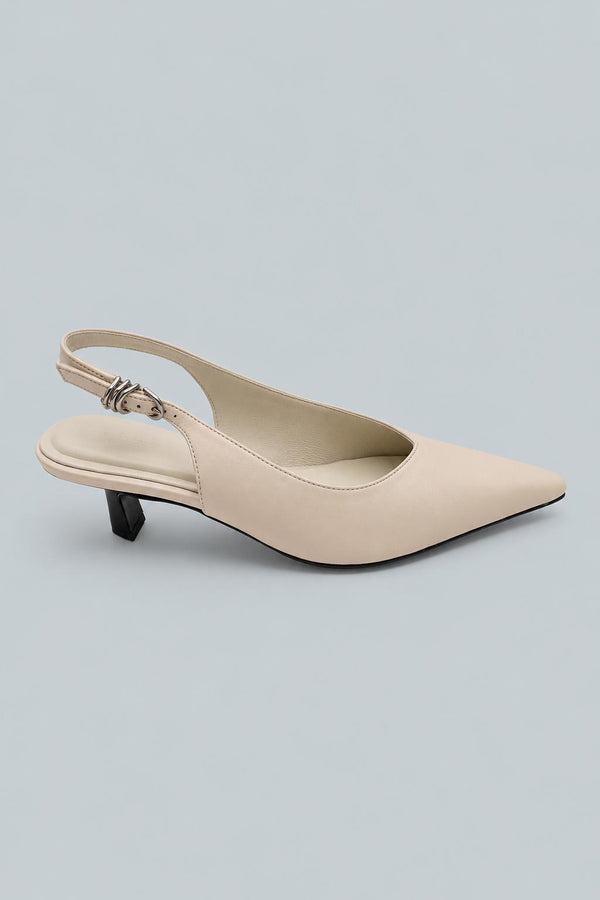 Women's Brynn Slingback Pumps - Antique White