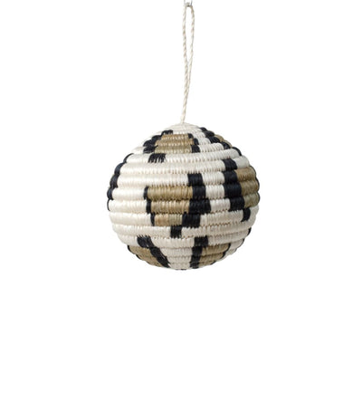 Animal Print Globe Ornament