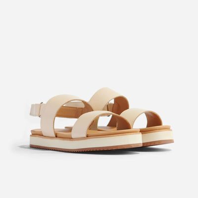 Go-To Flatform Sandal - Bone - FINAL SALE
