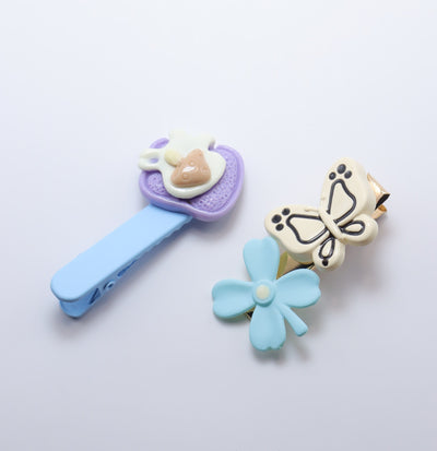 Sugar & Spice Hair Clips (Set of 2)