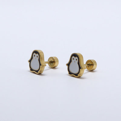 Playtime Pals Earrings (14K Gold Plated)