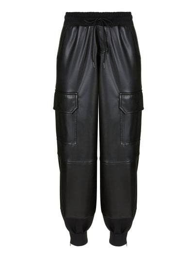 Knitted Jogging Pants - Black