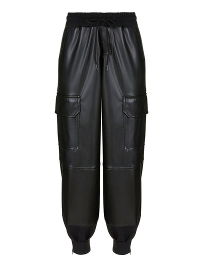 Knitted Jogging Pants - Black