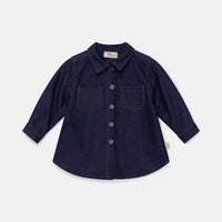 Denim Twill Baby Dress - Unique