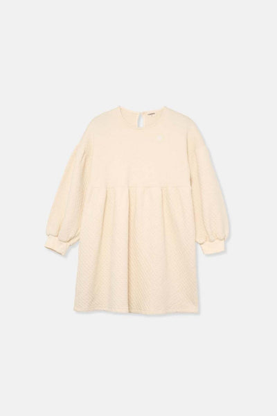 Quilted dress - Ivory - Dresses