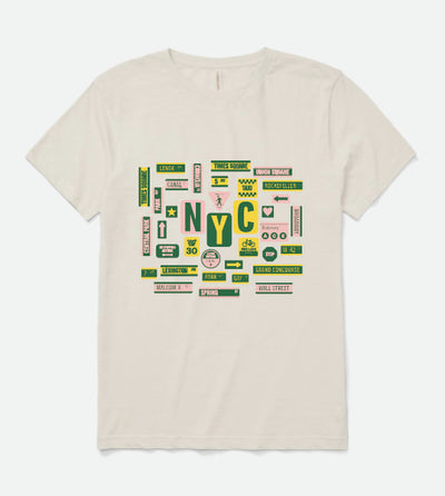 NYC Streets Unisex Tee - Cloud