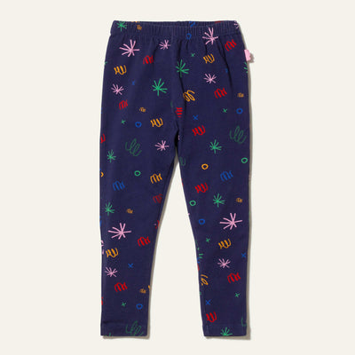 Confetti Kid Legging - Blue Ribbon Confetti