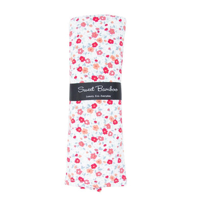 Swaddle - Crimson Floral - OS - Swaddle