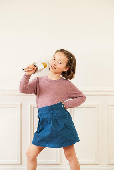Kid Crewneck Sweater - Pink - Sweater