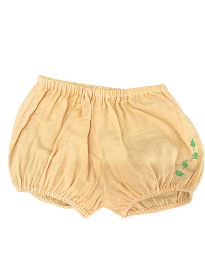 Camille Embroidered Bloomers - Sun Yellow