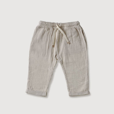 Gauze Pants - Stone