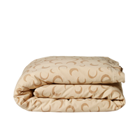 Duvet Cover Jersey - Crescent Moon Sand Print