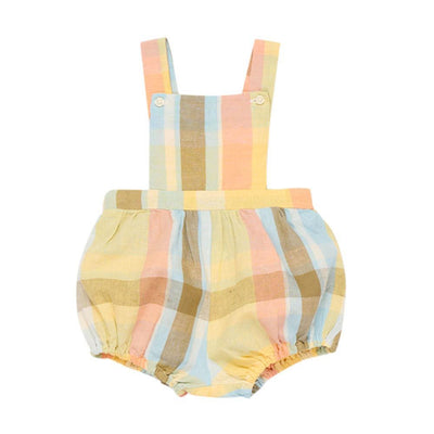 Roberta Baby Romper - Check - Romper