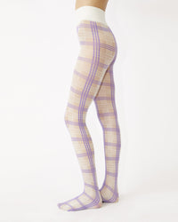 Rodebjer Colab Check Tights - Peral