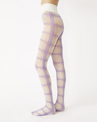 Rodebjer Colab Check Tights - Peral