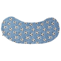 Burp Cloth - Soccer Captain/Blue Gingham