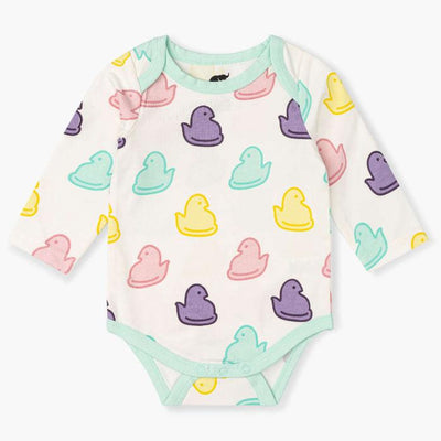 Long Sleeve Jack + Jill Bodysuit - Marshmallow Treats