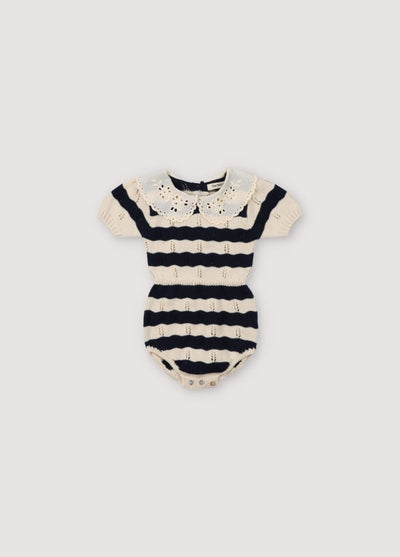 Marina Baby Romper Navy