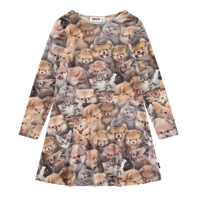 Corelie Dress Long Sleeve - Fuzzy Fluffy