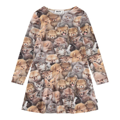 Corelie Dress Long Sleeve - Fuzzy Fluffy