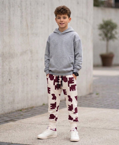 Kids Terry Joggers - Off-white - Joggers
