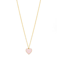 Single Hearted Girl Pink Necklace Magnetic Clasp Jewelry for Self-Love