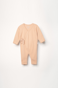 Ribbed Organic Pima Cotton Baby Basket Kit - Pink