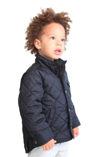 Quilted Barbour Jacket - Navy