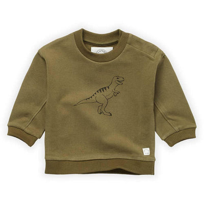 Dino Sweatshirt - Khaki - Sweatshirt