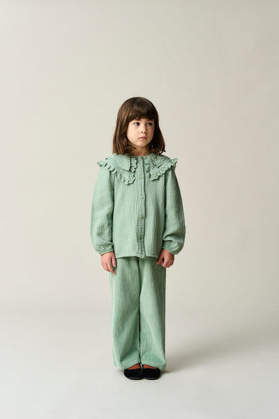 Organic Corduroy Pants - Green