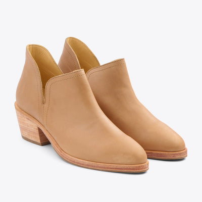 Classic Ankle Bootie - Almond
