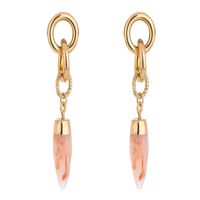 18k Gold Tear Drop Earrings
