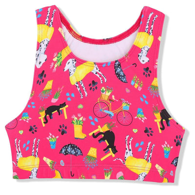 Rainy Day Sports Bra Crop