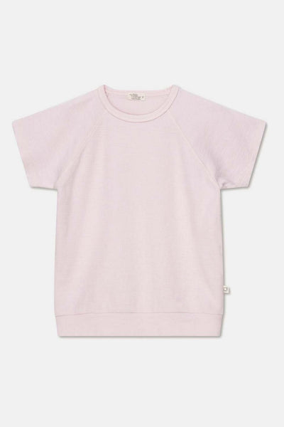 Double-face short-sleeves sweatshirt - Pink