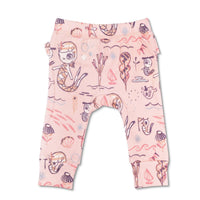 KEFE Ruffle Pants - Pink Mermaid