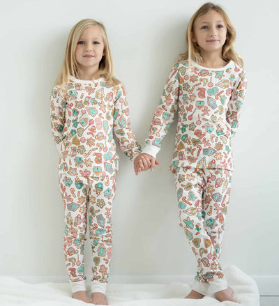 Long John Pajama Set - Gingerbread