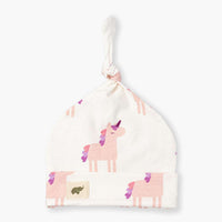 Top Knot Cap - Baby Unicorn