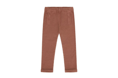 Organic Cotton Trousers - Clay Pink - Beetroot Plant Dye