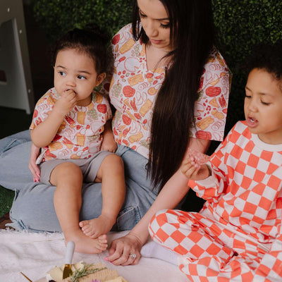 Adult V-Neck Tee - Charcuterie