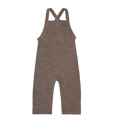 Baby Felted Overall - Beige Melange - Overalls