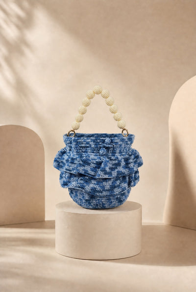Mini Bolero - Blue Tie-Dye