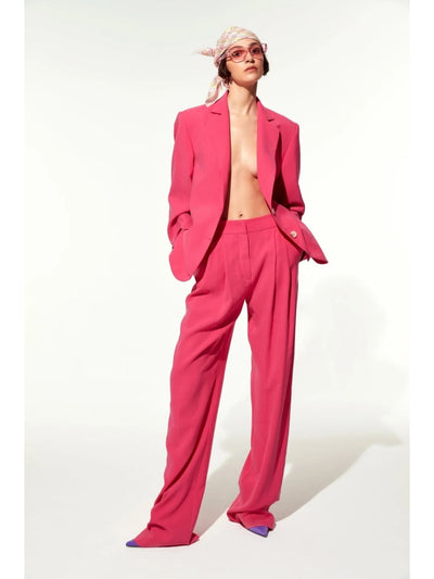 Tina Wide-leg Trousers - Pink