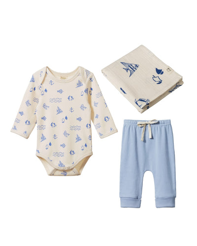 Atlantic Print Baby Set