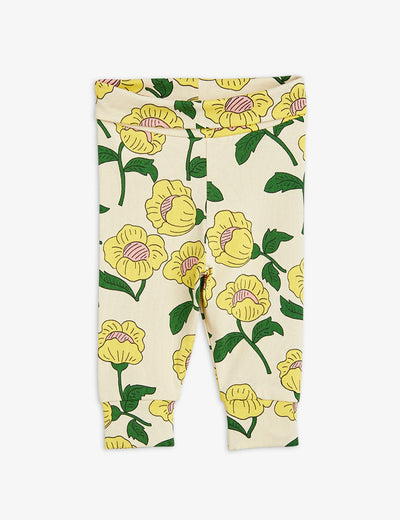Flowers Aop Nb Leggings - Yellow