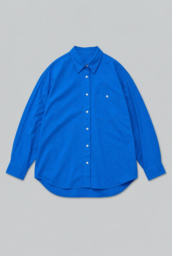 Classic Button Up - Cobalt