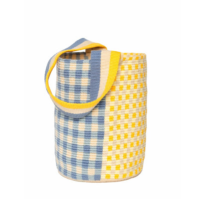 Bucket Bag - Blue Gingham