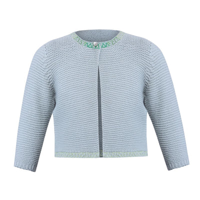 Knit Cardigan - Green - Cardigan