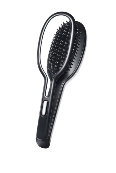 Glossie Ceramic Straightening And Styling Brush - Black