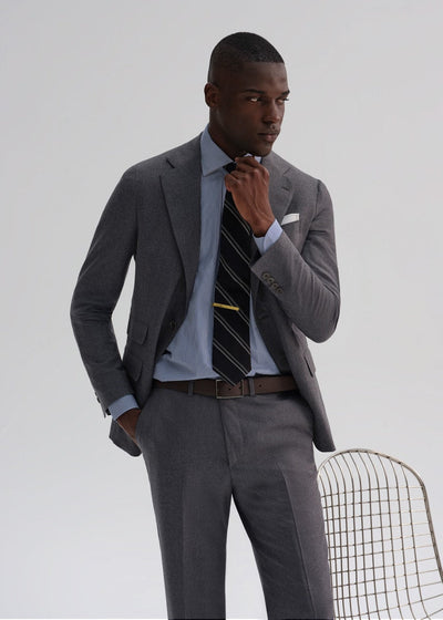 Bengal Stripe Slim Fit Dress Shirt - Blue/White